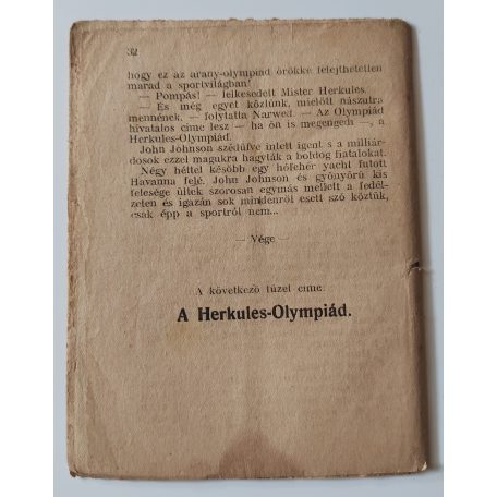 Miszter Herkules 52. - Futball-meccs-ötszázmillió dollárért
