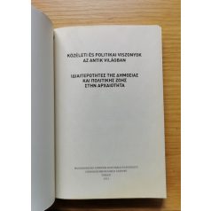 Közéleti és politikai viszonyok az antik világban