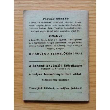 Báldy Bálint: Baromfitenyésztés (1944-es kiadás!)