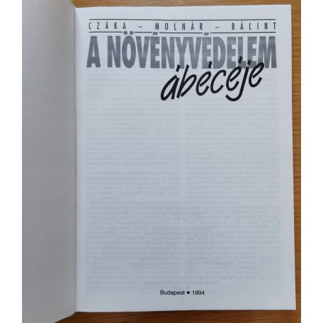 Molnár Mária: A növényvédelem ábécéje