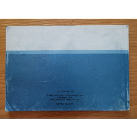 Mazda E 2000, E 2200 kezelési kézikönyv