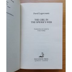 David Lagercrantz: The Girl in the Spider's Web 