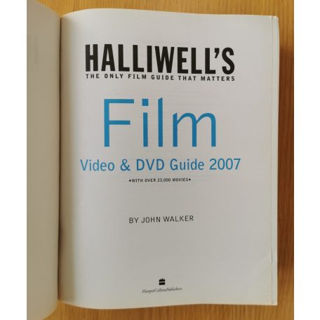 Halliwell's Film Video and DVD Guide 2007 (edited by John Walker)