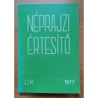 Hoffmann Tamás (szerk.): Néprajzi értesítő LIX.