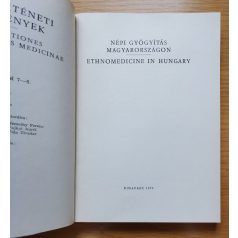   Antall - Buzinkay (szerk.): Népi gyógyítás Magyarországon - Ethnomedicine in Hungary