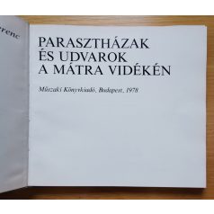 Bakó Ferenc: Parasztházak és udvarok a Mátra vidékén