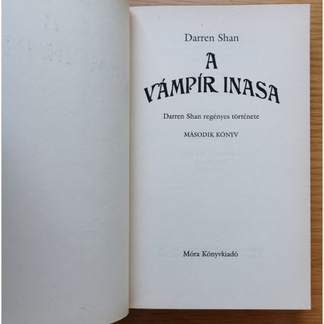 Darren Shan: A vámpír inasa