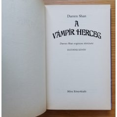 Darren Shan: A vámpír herceg