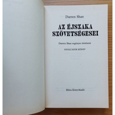 Darren Shan: Az éjszaka szövetségesei
