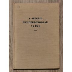 Szabolcsi Gábor: A Szegedi Kenderfonógyár 75 éve