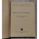 Tóth Jenő (szerk.): Építés helyi anyaggal