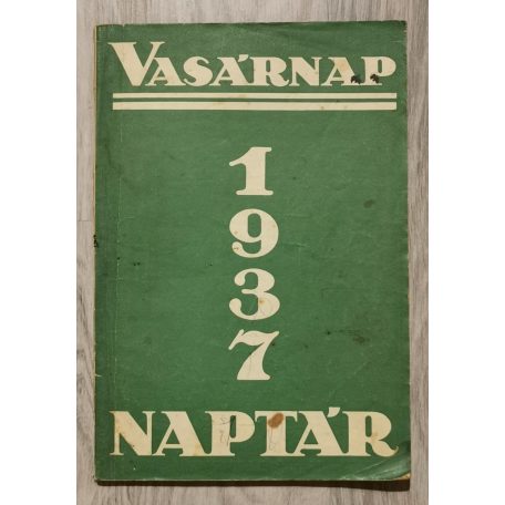 Vasárnap naptár 1937