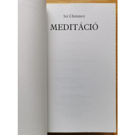 Sri Chinmoy: Meditáció