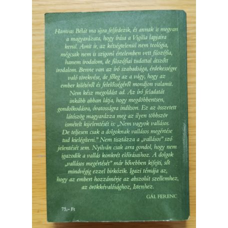 Hamvas Béla: Silentium - Titkos jegyzőkönyv - Unicornis