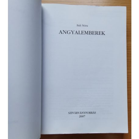 Bali Nóra: Angyalemberek