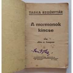   John Tempest: A mormonok kincse  Tarka Regénytár IV/16. szám