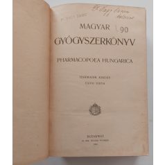   Magyar gyógyszerkönyv. Pharmacopoea Hungarica. Harmadik kiadás. Editio tertia.