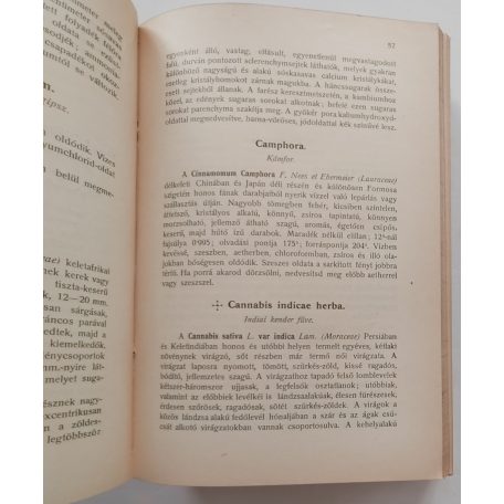 Magyar gyógyszerkönyv. Pharmacopoea Hungarica. Harmadik kiadás. Editio tertia.