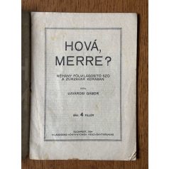   Ujvárosi Gábor: Hová merre? Néhány fölvilágosító szó a zűrzavar korában. Magyarországi Szociáldemokrata Párt röpirata. (Avantgarde borítóval).