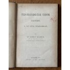 Demkó Kálmán, Dr.: A Felső-Magyarországi városok életéről a XV-XVII. században