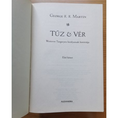 George R. R. Martin: Tűz és vér