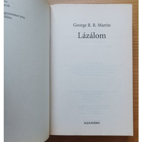 George R. R. Martin: Lázálom