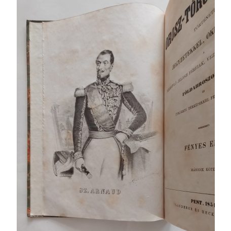 Fényes Elek: Az orosz-török háború. Második kötet. (Első kiadás!)