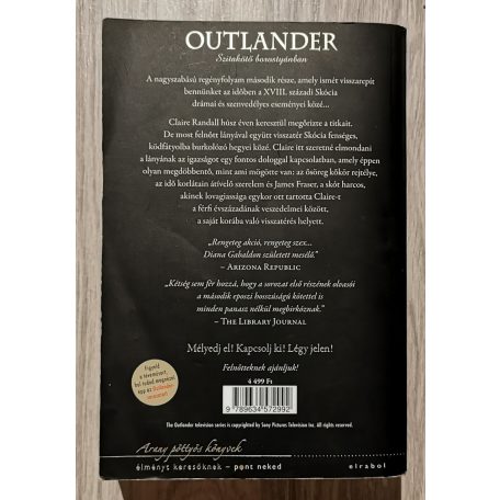 Diana Gabaldon: Outlander - Szitakötő borostyánban (filmes borítóval)