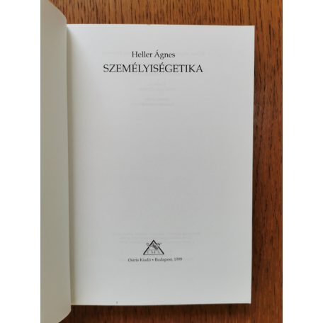 Heller Ágnes: Személyiségetika