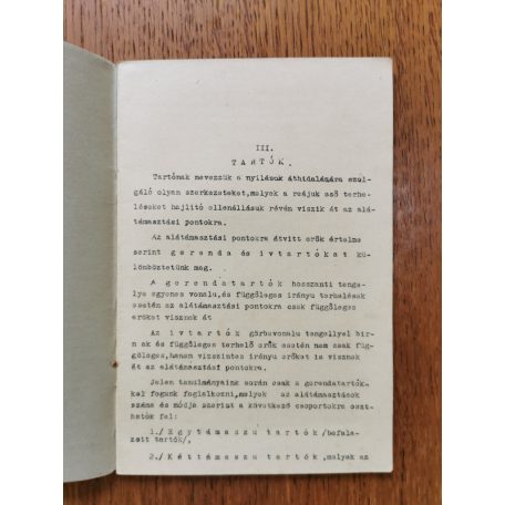 Bátosy Béla: Vasszerkezettan II. (Kézirat)