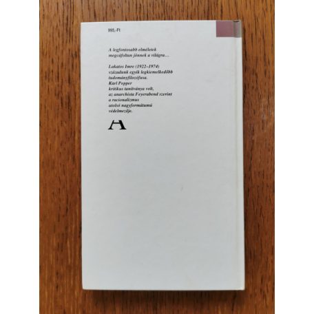 Miklós Tamás (szerk.): Lakatos Imre tudományfilozófiai írásai