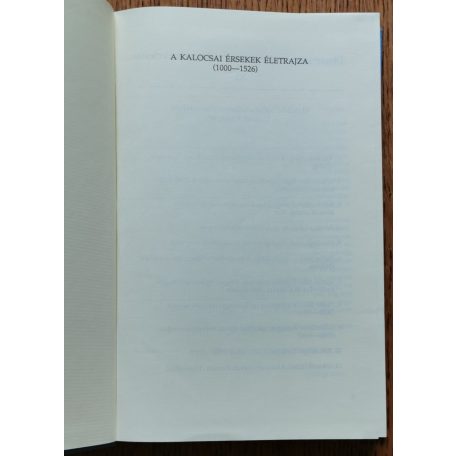 Udvardy József: A kalocsai érsekek életrajza (1000-1526)