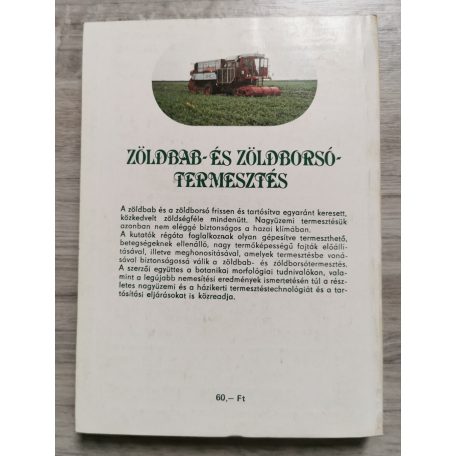 Velich István – Csizmadia László (szerk.): Zöldbab- és zöldborsótermesztés