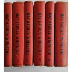   May Károly [May, Karl] : Winnetou 1–6. köt. Teljes kiadás három kötetben. Ford. Kosáryné Réz Lola. Fáy Dezső rajzaival. [Hat kötetbe kötve.]