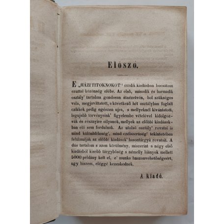 Farkas Elek – Kövy István: Legújabb házi titoknok