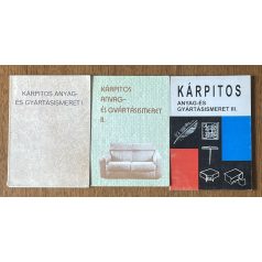   Bálint Oszkár - Lajos János: Kárpitos anyag- és gyártásismeret I-III.