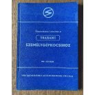 Üzemeltetési utasítás a Trabant személygépkocsihoz