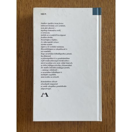 Kendeffy Gábor (szerk.): Antik szkepticizmus - Cicero- és Sextus Empiricus-szövegek