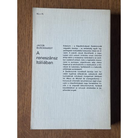 Jacob Burckhardt: A reneszánsz Itáliában