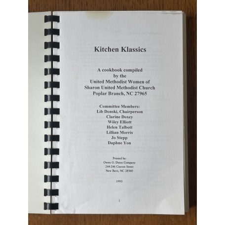 Kitchen Klassics (Cookbook)