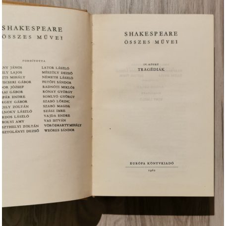 William Shakespeare: Shakespeare összes drámái I-VI. + Versek