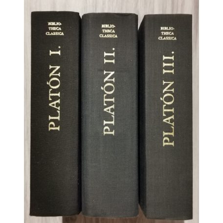 Platón: Platón összes művei I-III. kötet (Teljes)