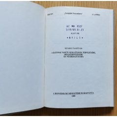   Szakutasítás a katonai vasúti szállítások tervezése, megszervezésére és végrehajtására