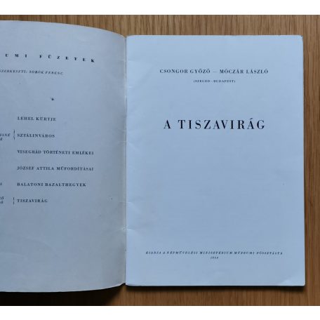 Csongor Győző-Móczár László: A tiszavirág