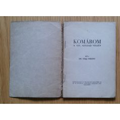   Szíjj Ferenc, Dr.: Komárom a XIX. század végén (Különlenyomat)