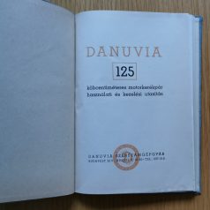   Danuvia-Csepel 125 cm3 motorkerékpár használati és kezelési utasítása