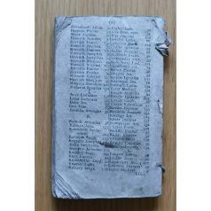   [Veszprém egyházmegyei sematizmus 1819-ből.]  Schematismus venerabilis cleri almae dioecesis weszprimiensis pro anno a christo nato MDCCCXIX comunni dierum CCCLXV. cum duplici indice locorum et personarum