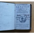 (Nepos, Cornelius) Cornelii Nepotis: Vitae Excellentium imperatorium (Nagyvárad, 1809)