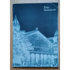   Étlap-Itallap Utasellátó Nyugati Pályaudvar II. Osztályú Étterem 1982