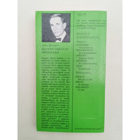 Dino Buzzati: Hajtóvadászat öregekre 